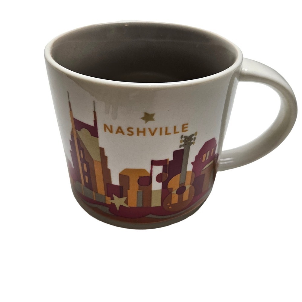 Starbucks 2013 You Are Here Nashville 14oz Coffee Mug Collection‎